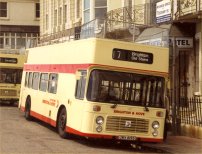 UWV619S in Brighton & Hove open-top livery