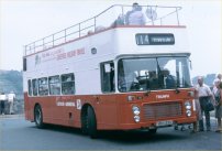 VDV135S in NBC red and white livery
