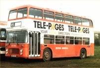 VDV139S in Devon General NBC open-top livery with roof