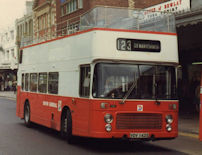 VDV142S in Devon General NBC open-top livery
