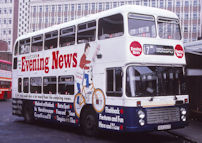 VEX297X in Eastern Evening News allover advertising livery