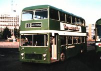 VNV762H in NBC green livery