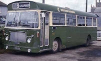 VOD110K in TIlling green and cream livery
