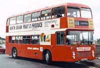 VOD597S in NBC red livery