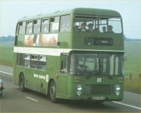 VVV956W in NBC green livery
