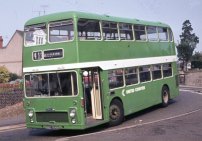 WBD764H in NBC green livery