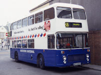 WTH946T in Western National badgers and flags livery WTH946T in Western National badgers and flags livery