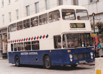 WTH950T in Western National badgers and flags livery