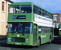 WTU495W in NBC green livery