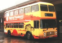 XDV608S in allover advertising livery for National Travelworld