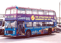 XHK223X in allover advertising livery for Land's End