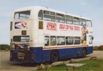 Rear view of XHK225X in First Western National livery